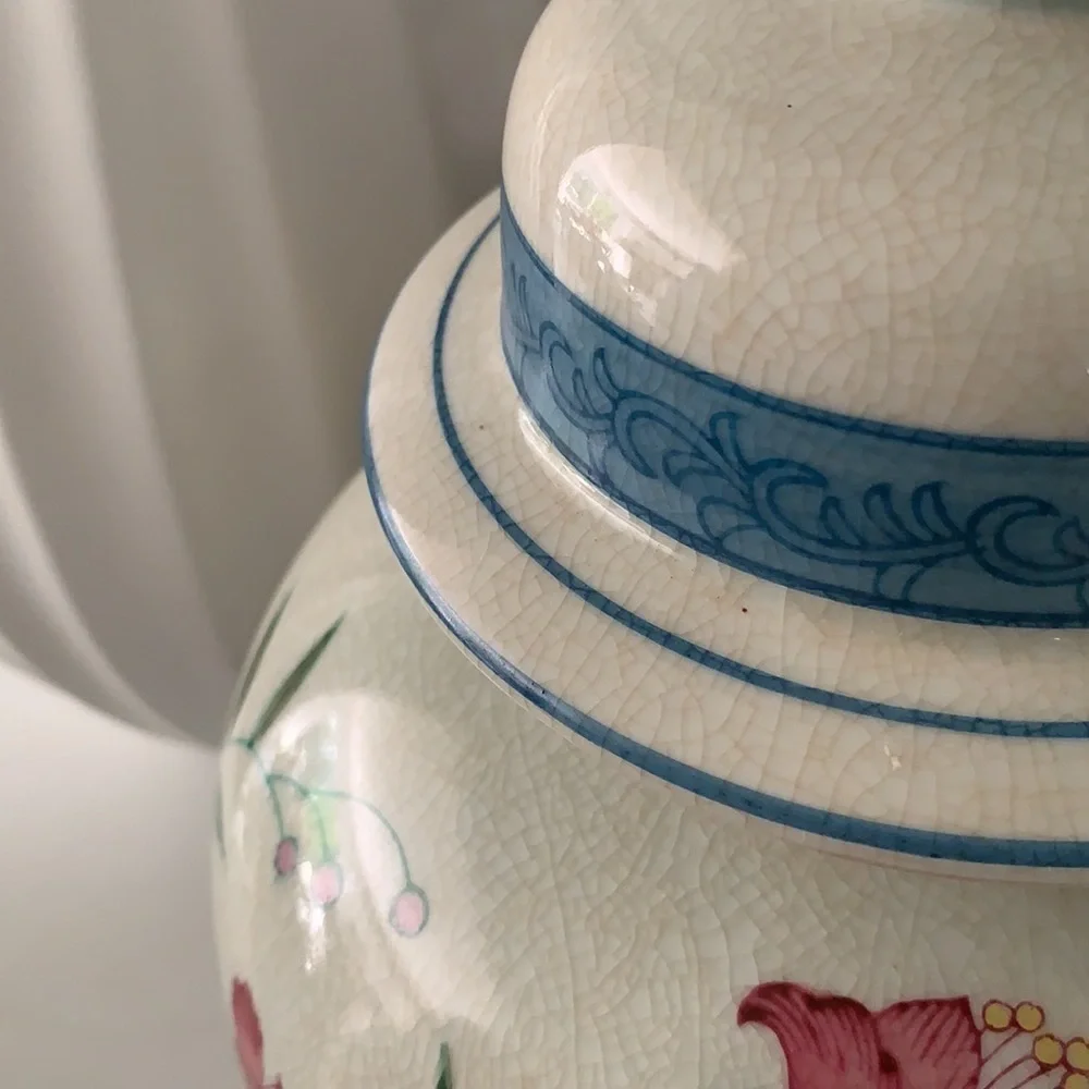 Ginger Jar Andrea by Sadek hand painted‎ floral